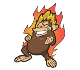 Bongo Banana Head Stickers 4 sticker #6380529