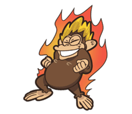 Bongo Banana Head Stickers 4 sticker #6380529