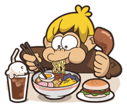 Bongo Banana Head Stickers 4 sticker #6380530