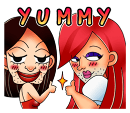 Ladyboy - NaNa English edition sticker #6380662