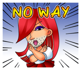 Ladyboy - NaNa English edition sticker #6380666