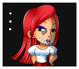 Ladyboy - NaNa English edition sticker #6380669