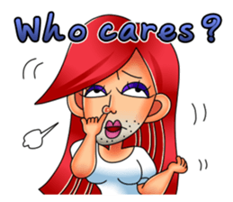 Ladyboy - NaNa English edition sticker #6380672