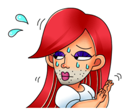 Ladyboy - NaNa English edition sticker #6380674