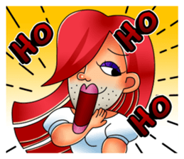 Ladyboy - NaNa English edition sticker #6380681