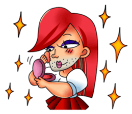 Ladyboy - NaNa English edition sticker #6380682