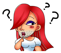 Ladyboy - NaNa English edition sticker #6380686