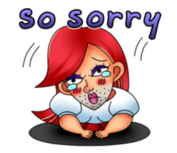 Ladyboy - NaNa English edition sticker #6380692