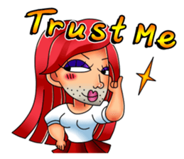 Ladyboy - NaNa English edition sticker #6380695