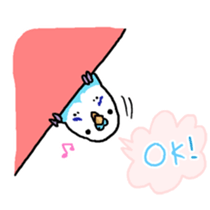piko the budgerigar sticker #6381366