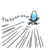 piko the budgerigar sticker #6381375