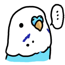 piko the budgerigar sticker #6381396