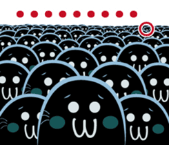 A seal like a thumb sticker #6381775