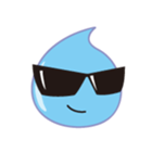 cute water drop sticker #6382420