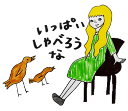 Forest girl of Kansai accent sticker #6382445