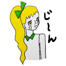 Forest girl of Kansai accent sticker #6382462