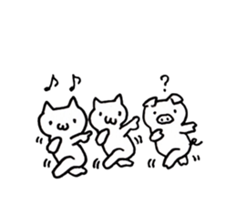 Japan Sticker KimamaNeko 3 sticker #6383397