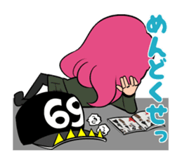 Sakuradamon High school buddies stickers sticker #6383544