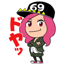 Sakuradamon High school buddies stickers sticker #6383550