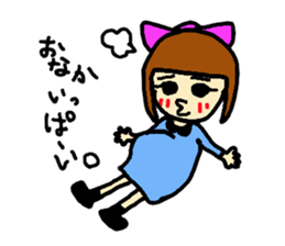 Ribbon Lady sticker #6383566