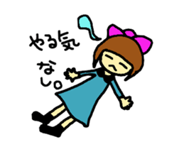 Ribbon Lady sticker #6383572