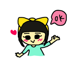 Ribbon Lady sticker #6383575