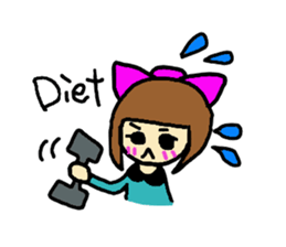 Ribbon Lady sticker #6383579