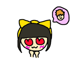 Ribbon Lady sticker #6383582