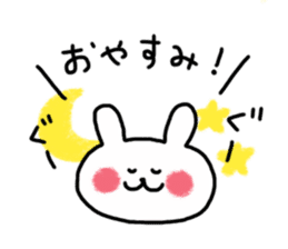 Hokkaido rabbit-muku sticker #6384093