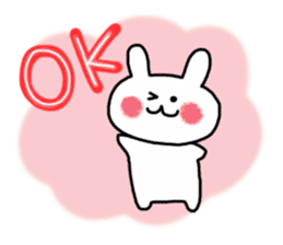 Hokkaido rabbit-muku sticker #6384117