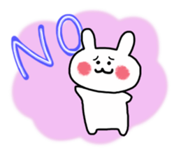 Hokkaido rabbit-muku sticker #6384118