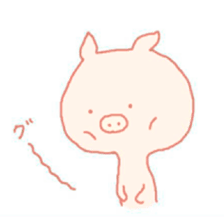 Simple Piggy sticker #6384216