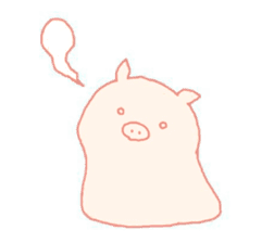 Simple Piggy sticker #6384228