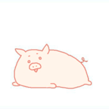 Simple Piggy sticker #6384229