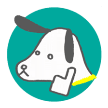 The apathetic dog sticker #6384600