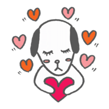 The apathetic dog sticker #6384601