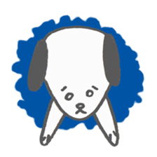 The apathetic dog sticker #6384603