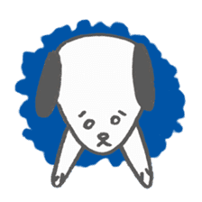 The apathetic dog sticker #6384603