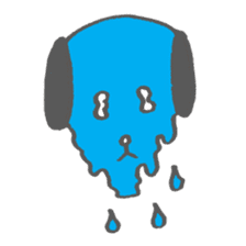 The apathetic dog sticker #6384605