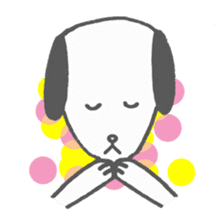 The apathetic dog sticker #6384606