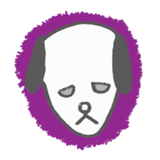 The apathetic dog sticker #6384607