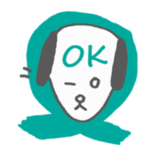 The apathetic dog sticker #6384608