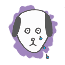 The apathetic dog sticker #6384615