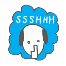 The apathetic dog sticker #6384619