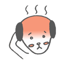 The apathetic dog sticker #6384623