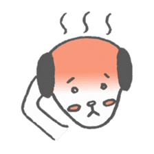 The apathetic dog sticker #6384623