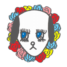 The apathetic dog sticker #6384624