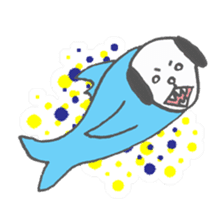 The apathetic dog sticker #6384630