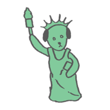 The apathetic dog sticker #6384634