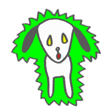 The apathetic dog sticker #6384637